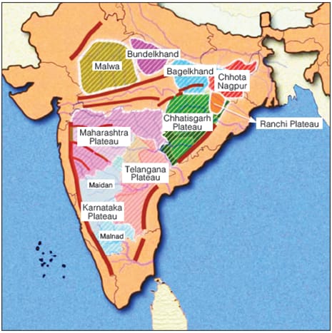The geography of the Peninsular Plateau of India 3 peninsular-plateau-of-India