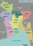 Geopolitical Suicide: The High Cost of Bangladesh’s "India Out" Movement 4 Bangladesh_regions_map