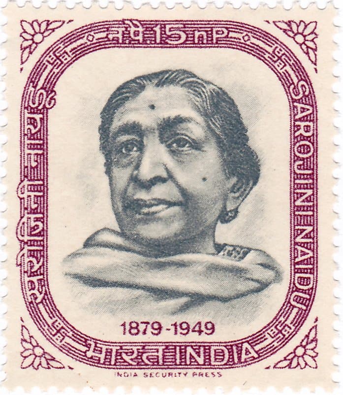 Sarojini Naidu 1964 stamp of India